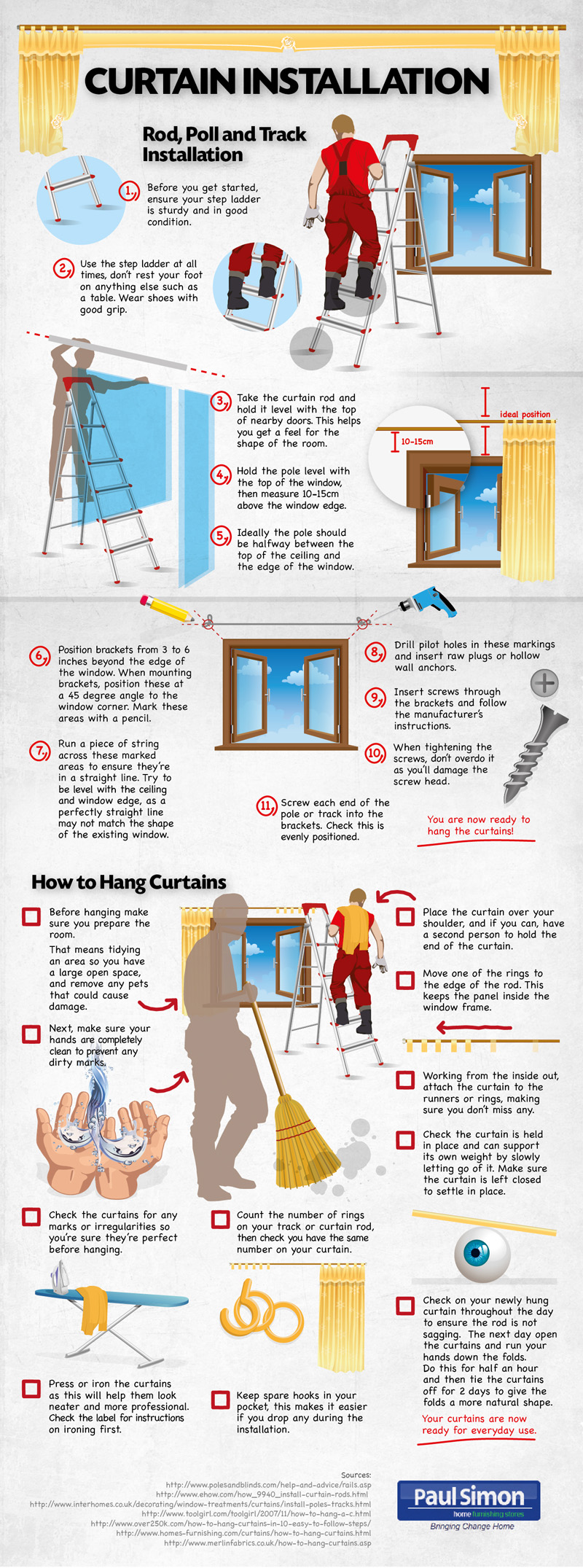 How to Install Curtains 1