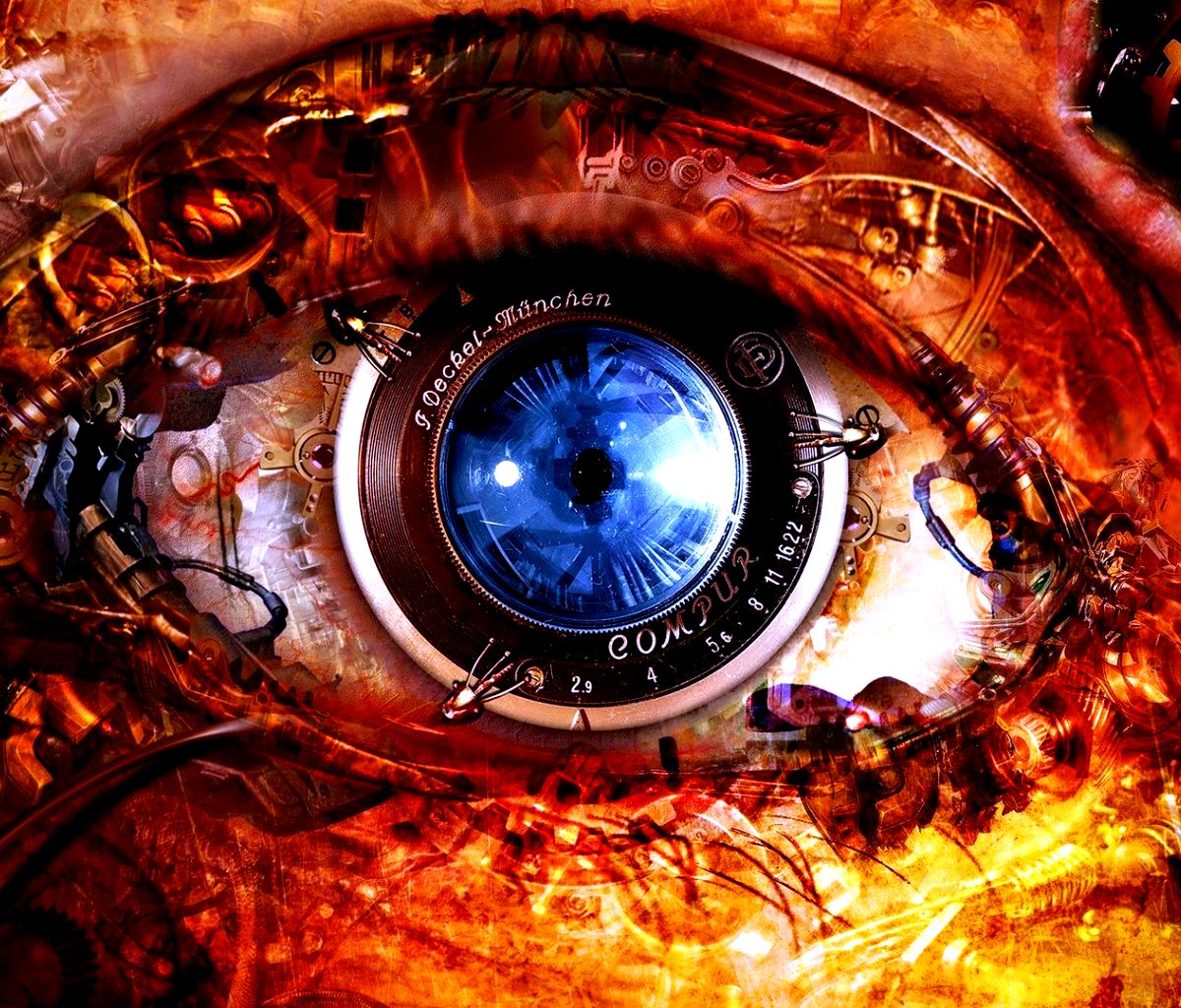 mechanical human eye