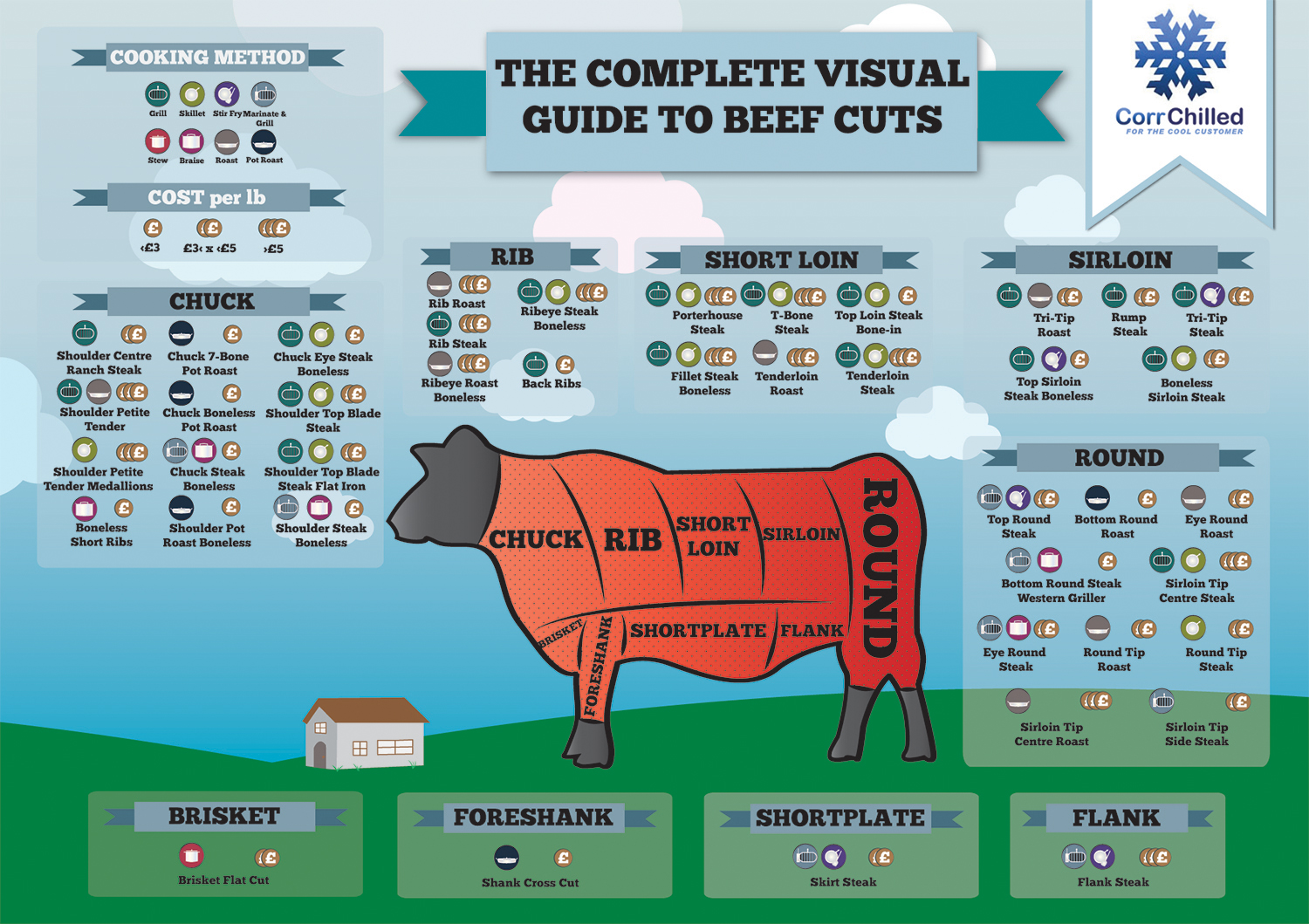 Complete Visual Guide to Beef Cuts