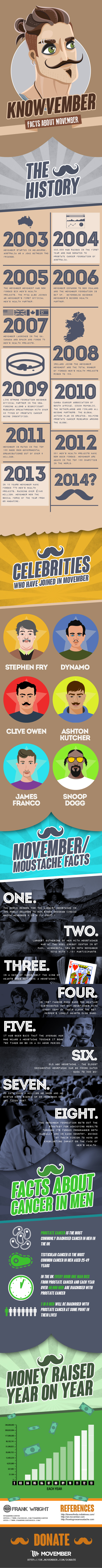  Knowvember – A Movember Fact Infographic 