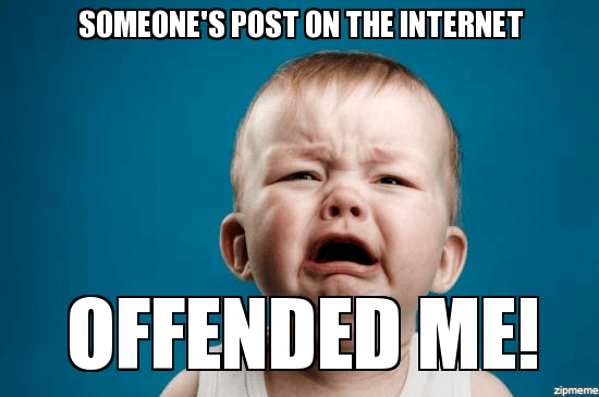offended on the internet