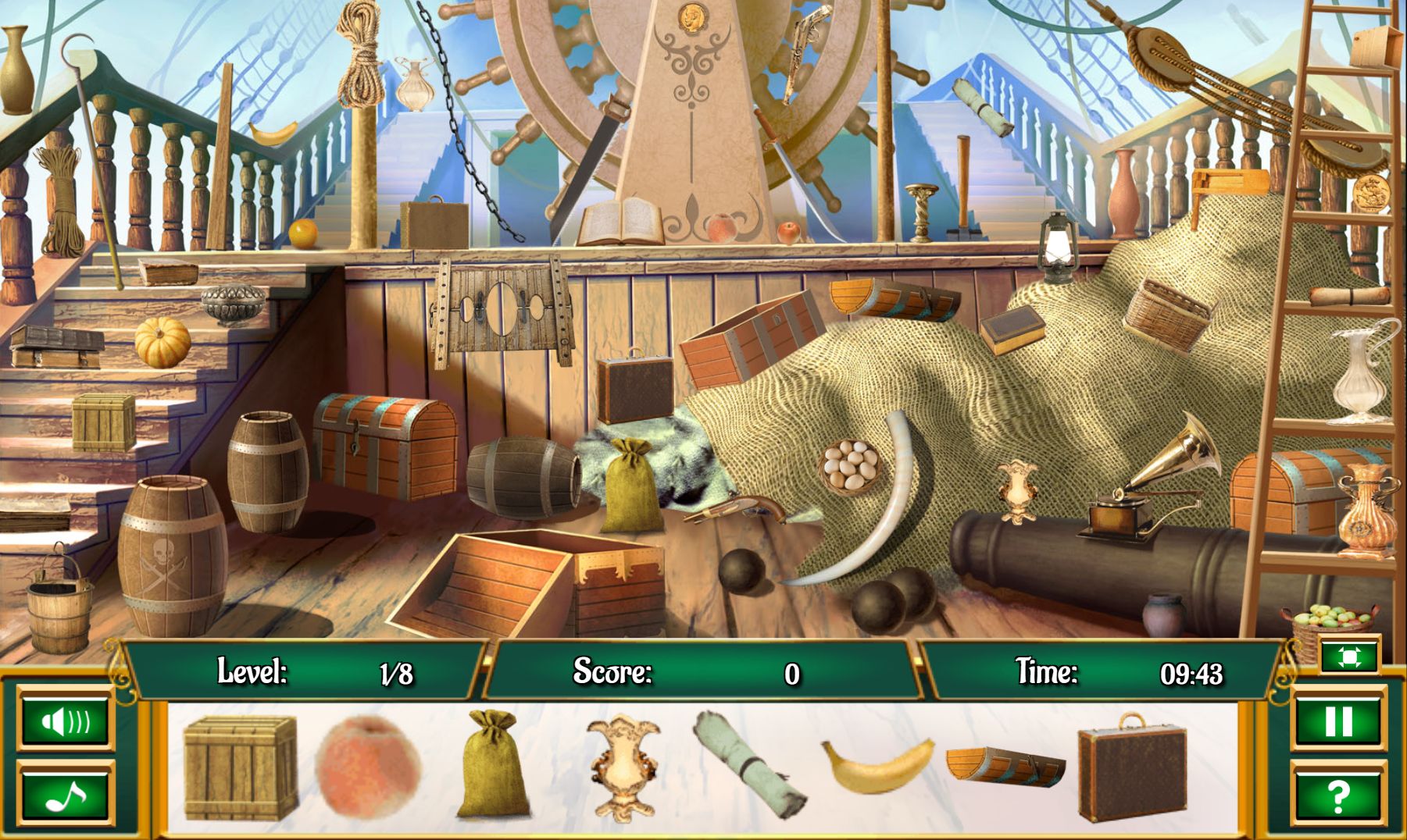 Hidden Objects - Pirates and Treasures Game