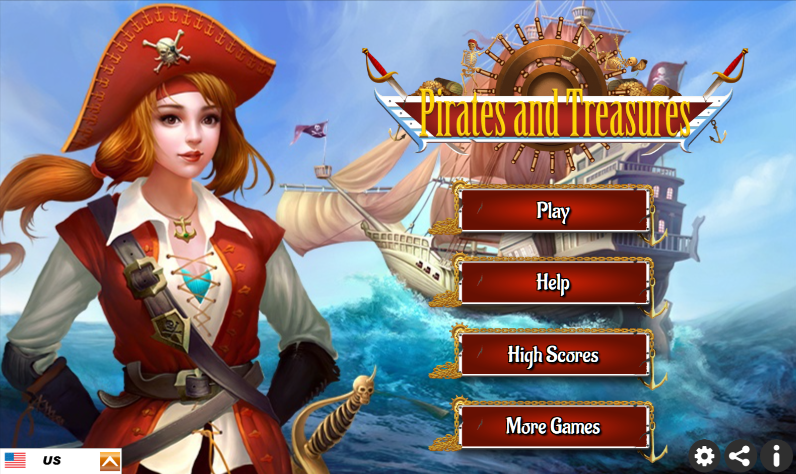 Hidden Objects - Pirates and Treasures