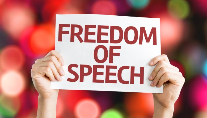 freedom of speech up meaning