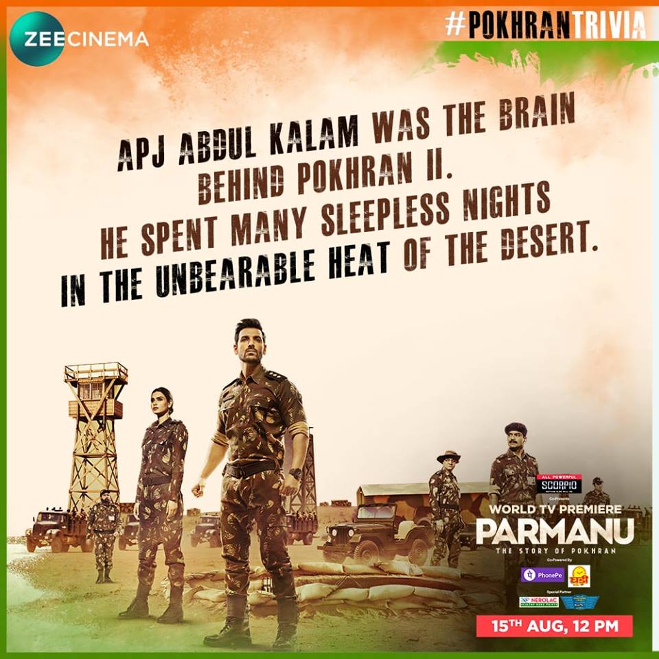 Parmanu on Zee Cinema